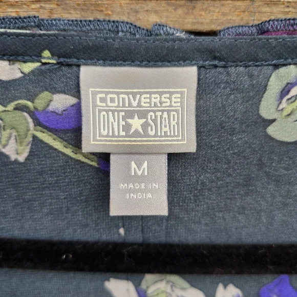 Converse Floral Sheer Dress, Size Medium - Picture 3 of 6